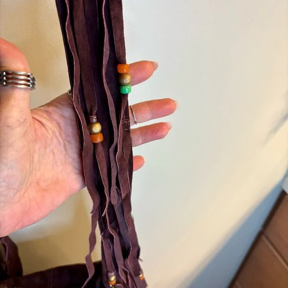 Handmade One of a Kind Boho Bag with Lots of Dangly Jewels and Gemstones